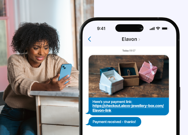 Customers can pay by link 
